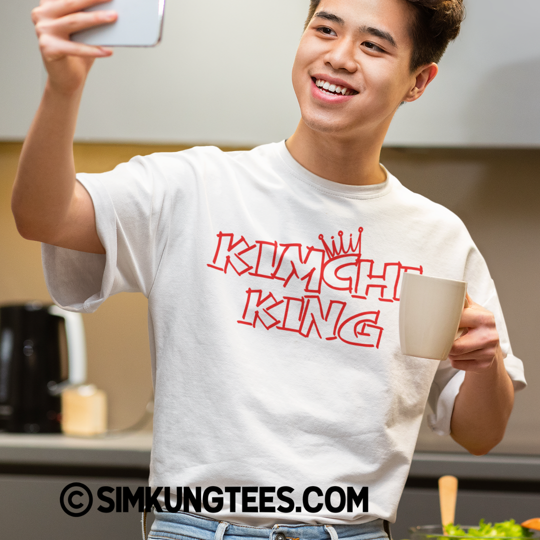 SKT Foodie Tees: KIMCHI KING Unisex Cotton Tee