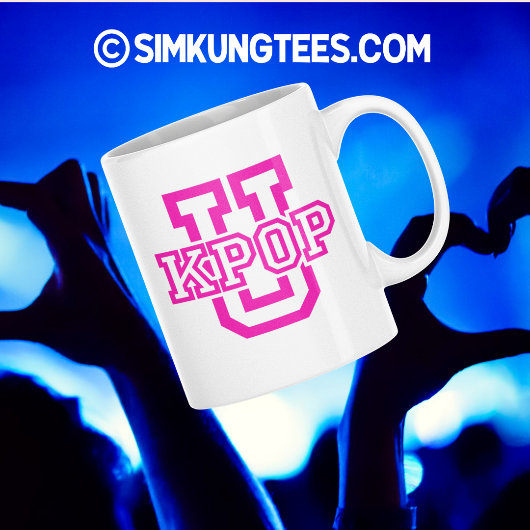 SKT Mugs: Hot Pink Design KPOP U Ceramic Mug