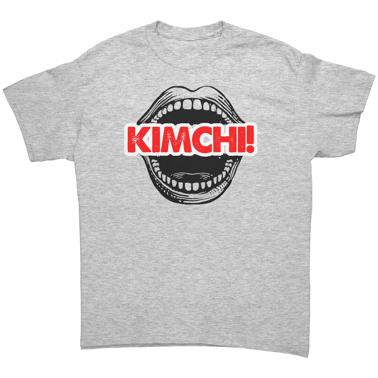 SKT Foodie Tees: SCREAMING KIMCHI Unisex 100% Cotton Tee