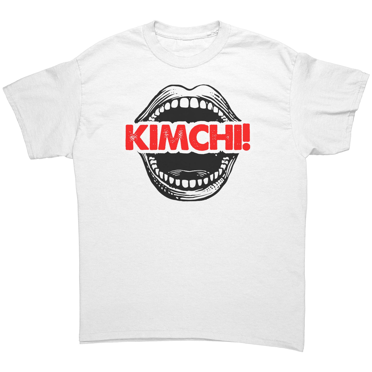 SKT Foodie Tees: SCREAMING KIMCHI Unisex 100% Cotton Tee
