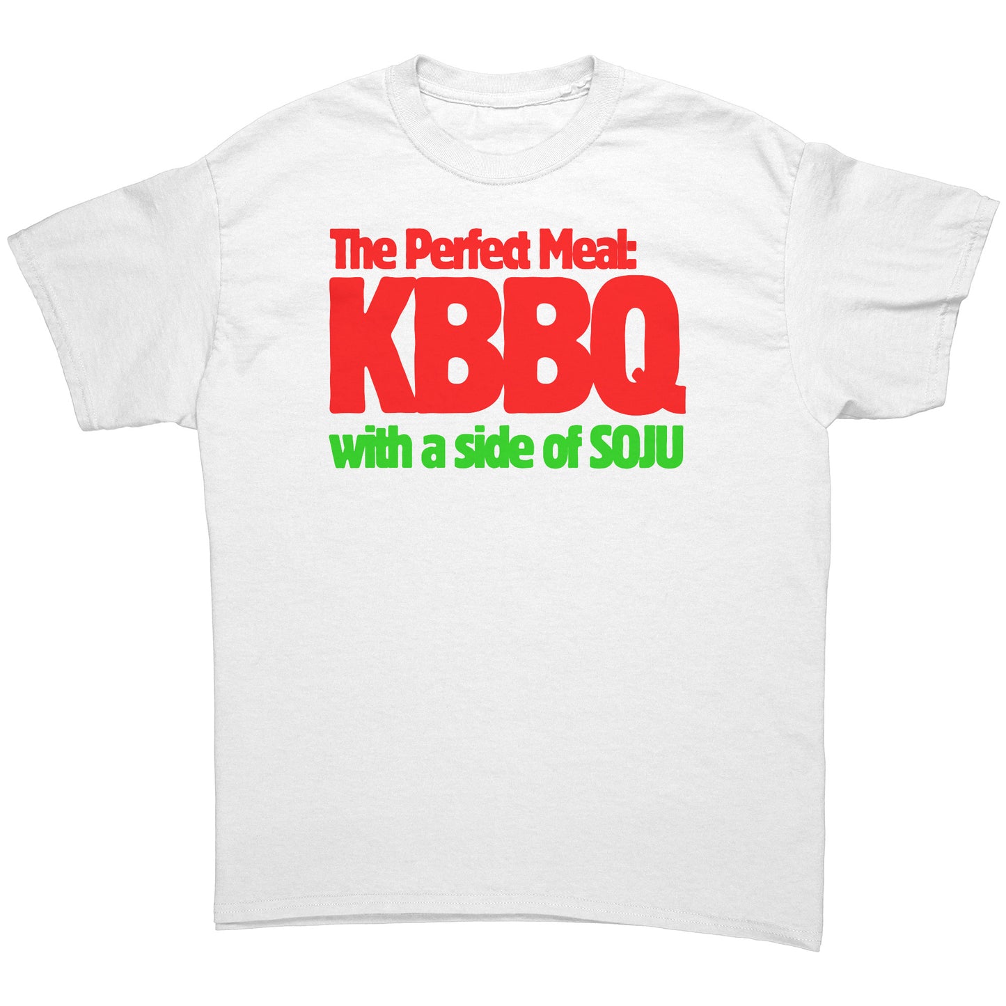 SKT Foodie Tees: The Perfect Meal: KBBQ with a Side of SOJU Unisex Tee