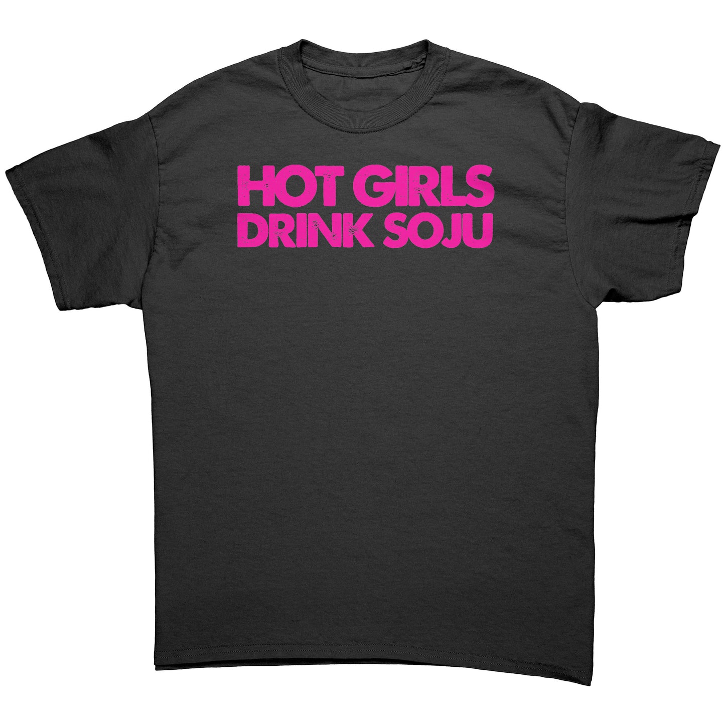 SKT Soju Tees: HOT GIRLS DRINK SOJU Unisex Cotton Tee