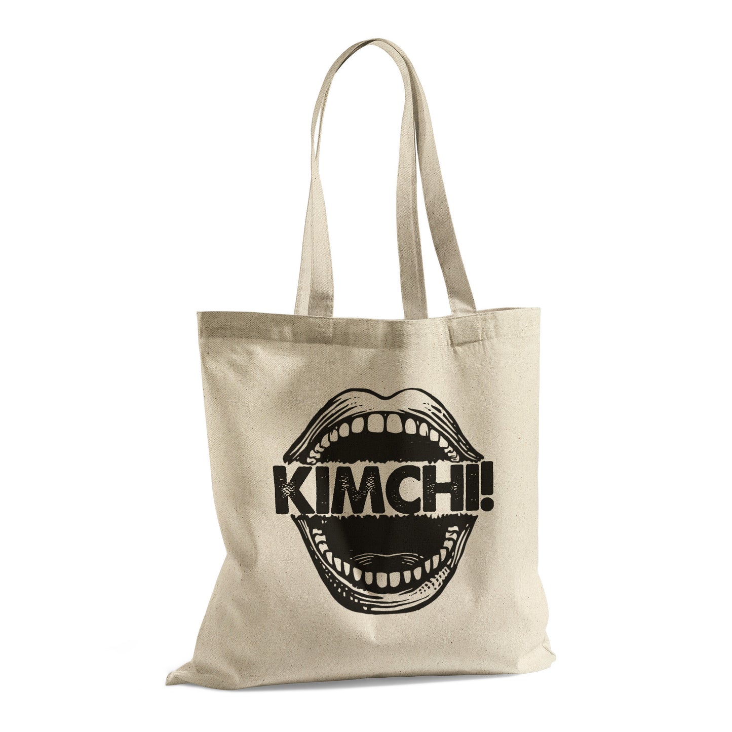 SKT Totes: SCREAMING KIMCHI Cotton Tote Bag